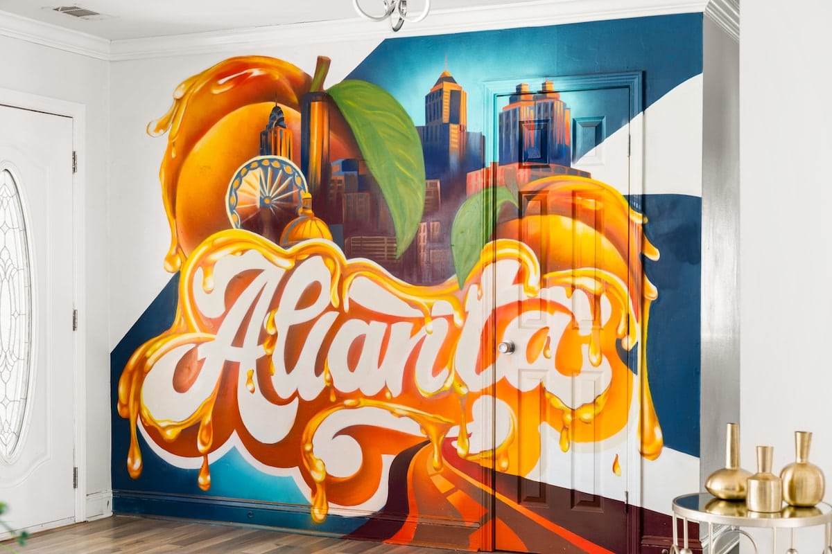 Atlanta vacation rental murals